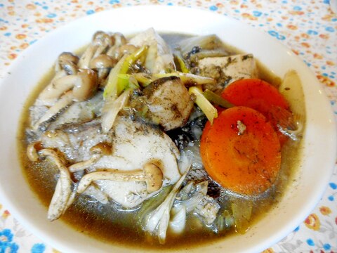 タラと白菜の黒ごまタンタン鍋